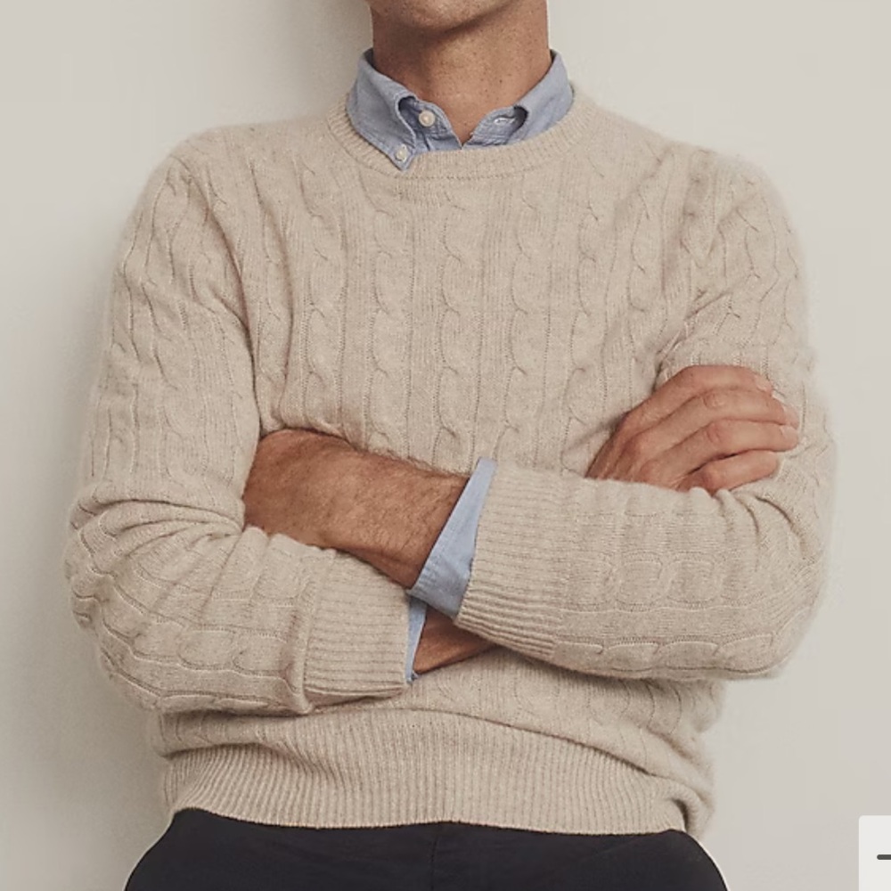 Knit for J Crew 100% cashmere sweater size S